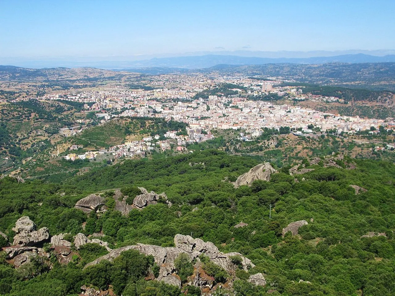 Nuoro, dal Monte ortibene