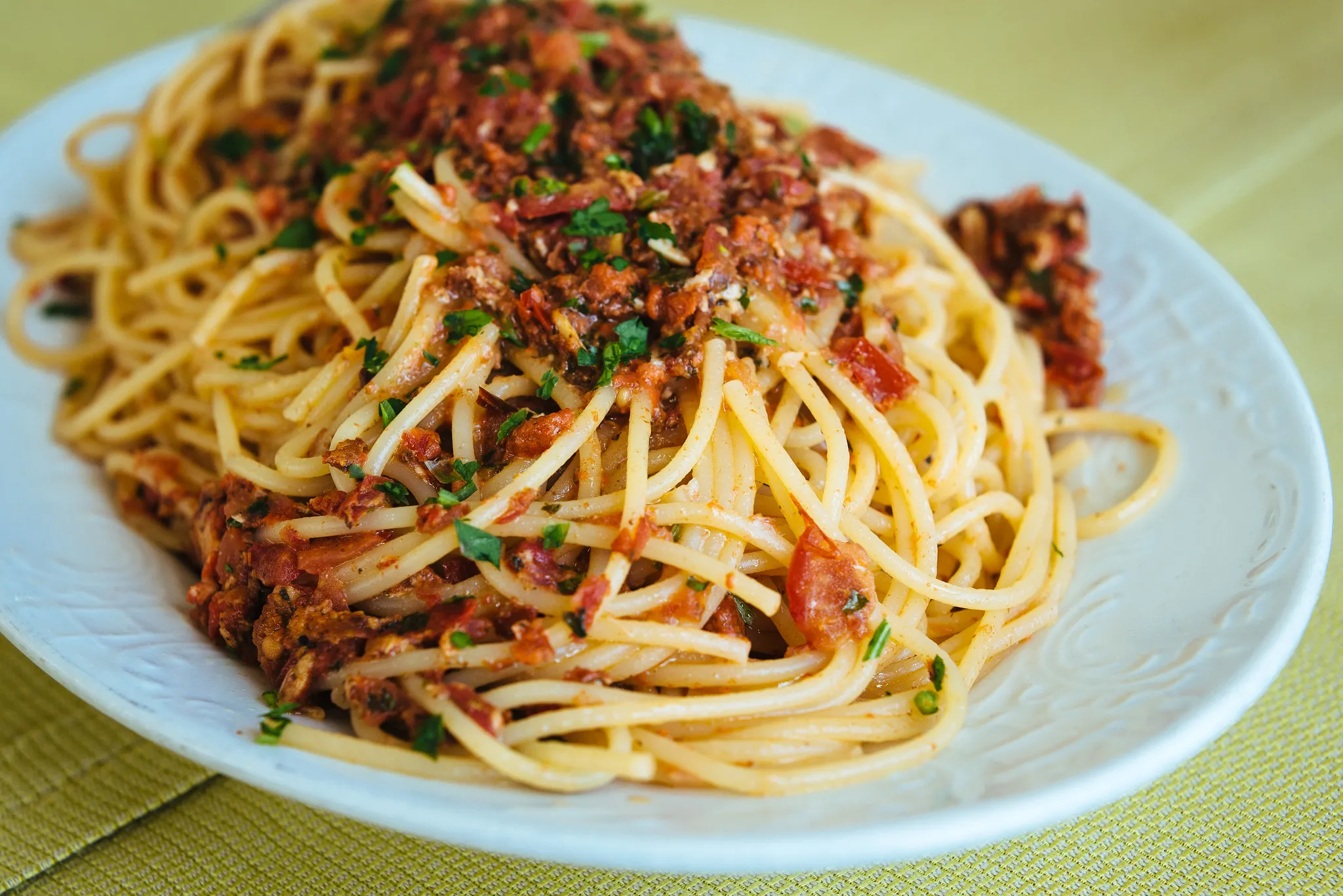 Spaghetti ai ricci di mare